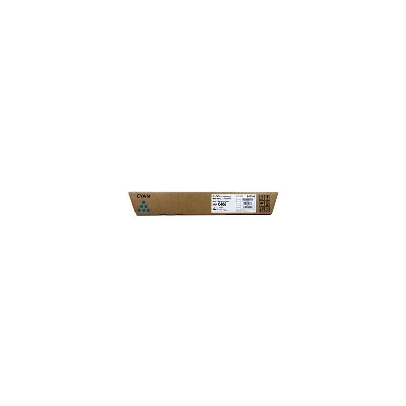 TONER ORIGINALE RICOH 842096  MP C306 C406 CIANO 6K