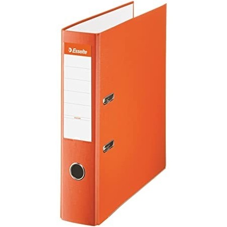 Raccoglitori ad arco a leva Esselte Lever Arch Formato A4 Dorso 75mm Capacità 500fogli Colore ARANCIONE