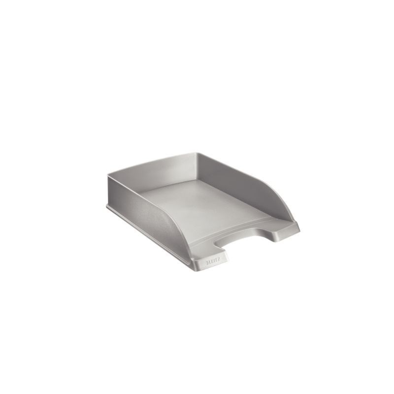 Esselte Europost Vivida Vassoio Documenti Formato Verticale A4 Spazio per Etichetta di Identificazione Colore GRIGIO