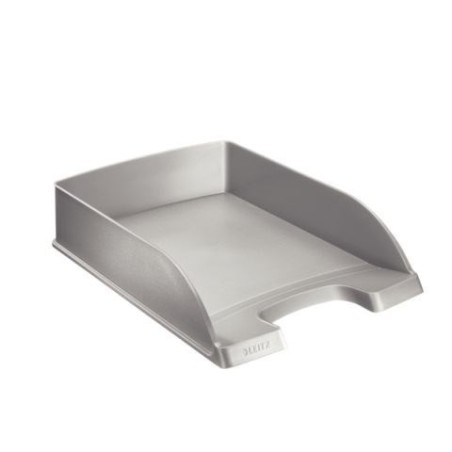 Esselte Europost Vivida Vassoio Documenti Formato Verticale A4 Spazio per Etichetta di Identificazione Colore GRIGIO