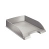 Esselte Europost Vivida Vassoio Documenti Formato Verticale A4 Spazio per Etichetta di Identificazione Colore GRIGIO