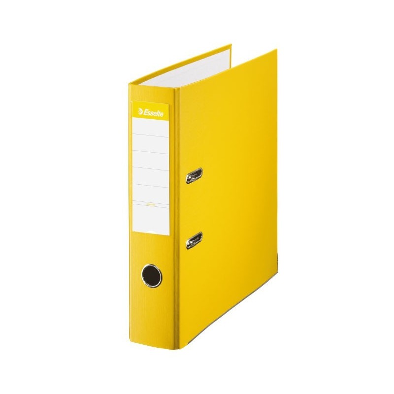 RACCOGLITORI ad arco a leva Esselte Formato A4 Dorso 75mm Capacità 500fogli Colore GIALLO