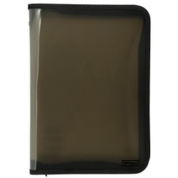 CARTELLA PORTA DOCUMENTI CON ZIP IN PLASTICA MKTAPE DIMENSIONE A4 COLORE NERO