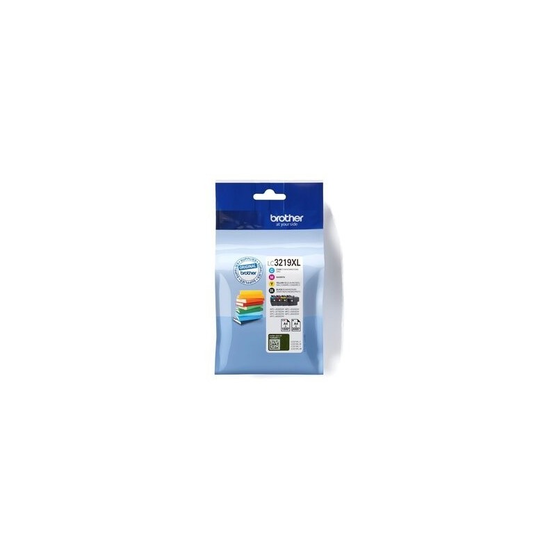 MULTIPACK 4 CARTUCCE ORIGINALE BROTHER LC-3219XL LC3219XLVAL MFC6930DW 2.8K