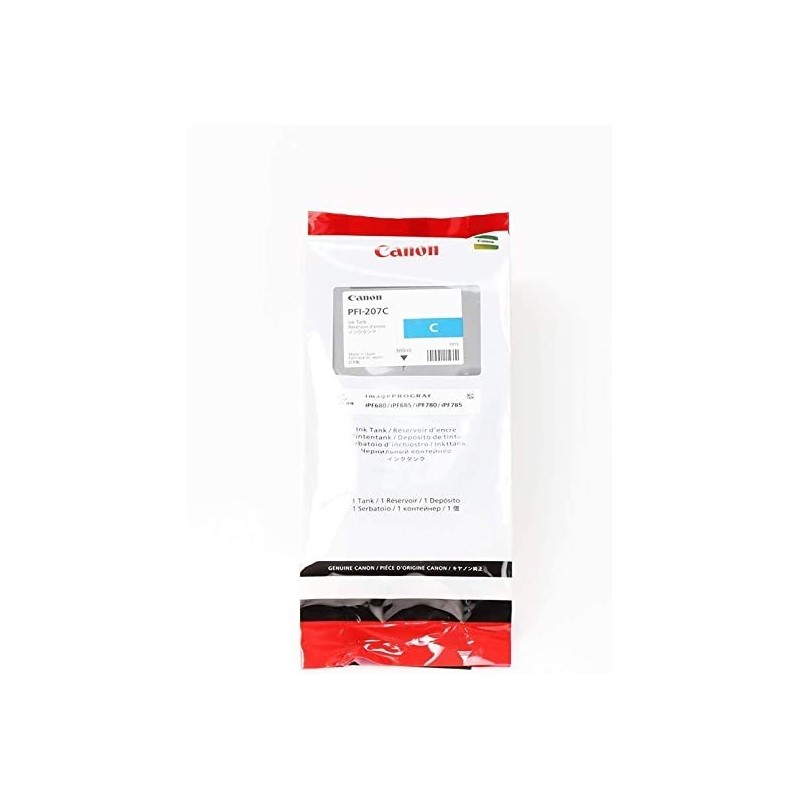 CARTUCCIA ORIGINALE CANON 8790B001 PFI207 PFI-207 CIANO IPF780