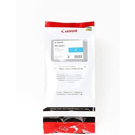 CARTUCCIA ORIGINALE CANON 8790B001 PFI207 PFI-207 CIANO IPF780