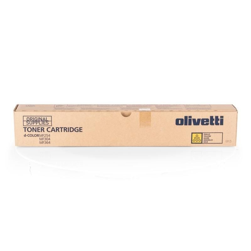 TONER ORIGINALE OLIVETTI B1169 OLIVETTI D-COLOR MF 254 MF 304 MF 364 28K GIALLO