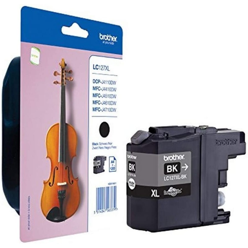 CARTUCCIA ORIGINALE BROTHER NERO LC-127XL BK LC127XL DCP-J 4110DW