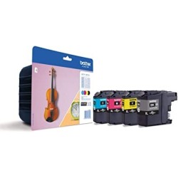 MULTIPACK 4PZ CARTUCCIA ORIGINALE BROTHER NERO LC-127XL BK LC125XL CYM DCP-J 4110DW