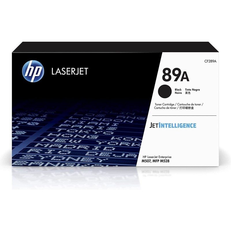 TONER ORIGINALE HP CF289A 89A CON CHIP Enterprise M507x NERO 5K E52645DN