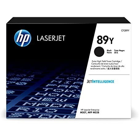 TONER ORIGINALE HP CF289Y 89Y Enterprise M507x NERO 20K