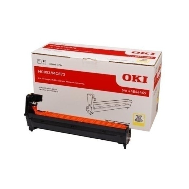 GRUPPO TAMBURO ORIGINALE OKI MC853 MC873 MC883 GIALLO 44844469 30K