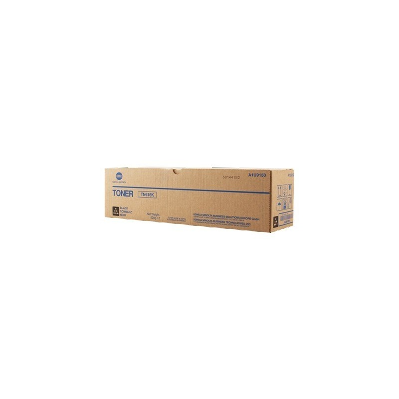 TONER ORIGINALE LONICA MINOLTA BIZHUB PRO C6000 TN-616K NERO A1U9150