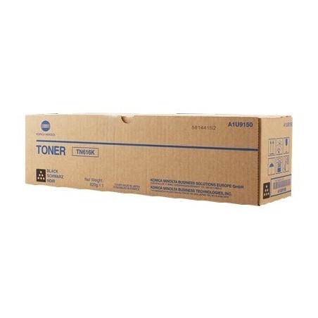 TONER ORIGINALE LONICA MINOLTA BIZHUB PRO C6000 TN-616K NERO A1U9150