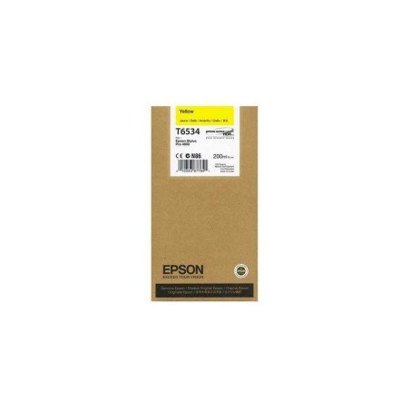 CARTUCCIA ORIGINALE EPSON C13T653400 T6534 GIALLO STYLUS PRO 4900 SPECTRO PROOFER UV M1