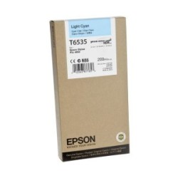 CARTUCCIA ORIGINALE EPSON C13T653500 T6535 CIANO CHIARO STYLUS PRO 4900 SPECTRO PROOFER UV M1