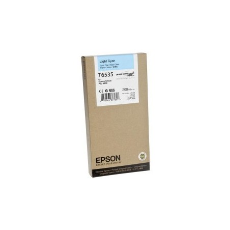 CARTUCCIA ORIGINALE EPSON C13T653500 T6535 CIANO CHIARO STYLUS PRO 4900 SPECTRO PROOFER UV M1