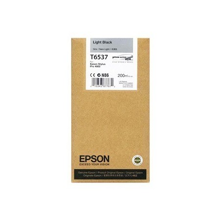 CARTUCCIA ORIGINALE EPSON C13T653700 T6537 BLACK LIGHT STYLUS PRO 4900 SPECTRO PROOFER UV M1