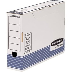 Fellowes Bankers Box Final File Box 80mm Assemblaggio automatico Fastfold Cartone riciclato Certificazione FSC