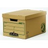 Contenitore Fellowes Bankers Box Earth Maxi File Assemblaggio manuale Cartone riciclato certificato FSC Colore marrone