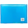 MKtape Cartella Documenti a Soffietto 13 Tasche Interne Formato A4 Chiusura in Gomma Colore BLU