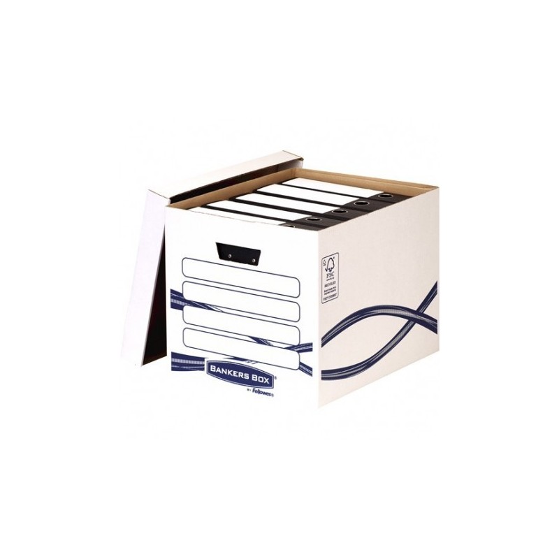 Contenitore Fellowes Bankers Box Basic Maxi File Assemblaggio manuale Cartone riciclato certificato FSC