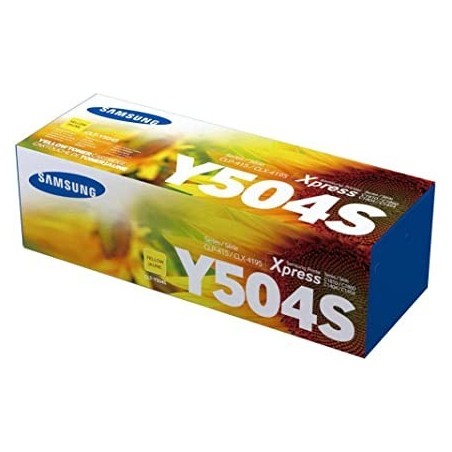 TONER ORIGINALE SAMSUNG CLP415 CLX4195 XPRESS SLC1810W XPRESS C1860FW CLT-Y504S SU502A GIALLO