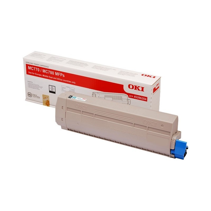 TONER ORIGINALE OKI 45396204 MC770 MC780 NERO
