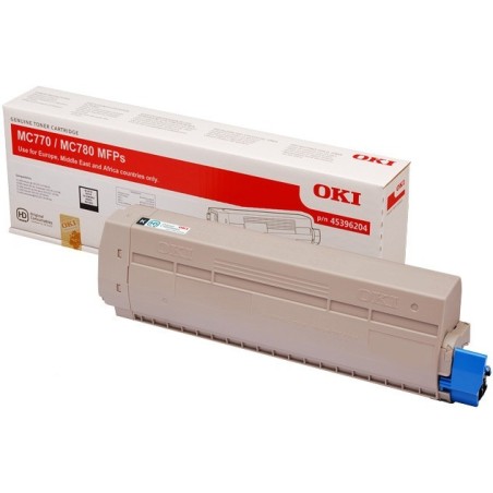 TONER ORIGINALE OKI 45396204 MC770 MC780 NERO