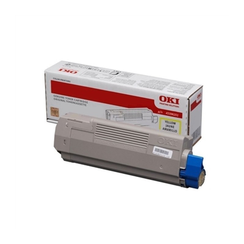 TONER ORIGINALE OKI 45396201 MC770 MC780 GIALLO