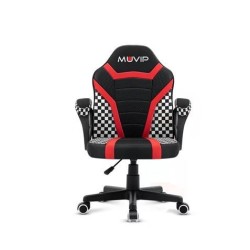 SEDIA GAMING MUVIP GM1500 MV0382 Pistone Classe 2 Colore NERO ROSSO