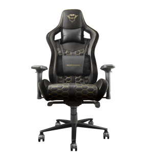 SEDIA GAMING TRUST GXT 708R REST 23784 Sedile reclinabile con serratura Colore NERO ORO