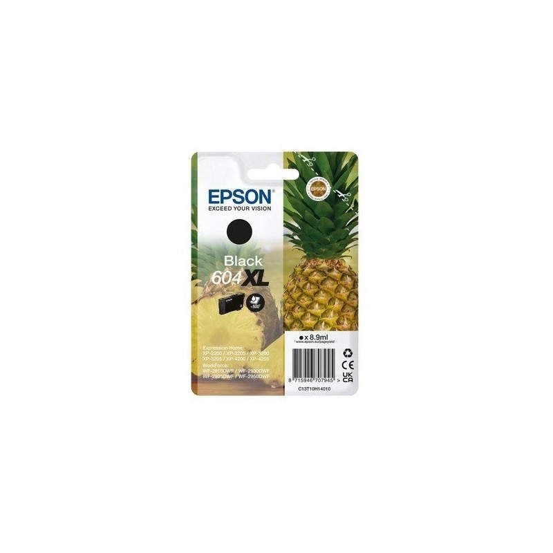 CARTUCCIA INCHIOSTRO ORIGINALE EPSON 604XL C13T10H14010 NERO XP-2200