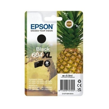 CARTUCCIA INCHIOSTRO ORIGINALE EPSON 604XL C13T10H14010 NERO XP-2200
