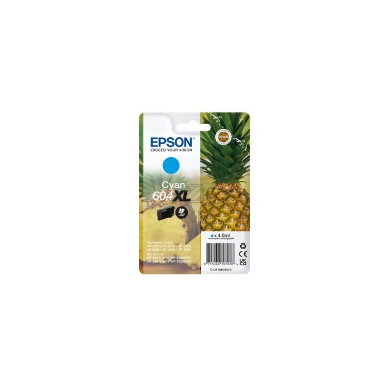 CARTUCCIA INCHIOSTRO ORIGINALE EPSON 604XL C13T10H24010 CIANO XP-2200