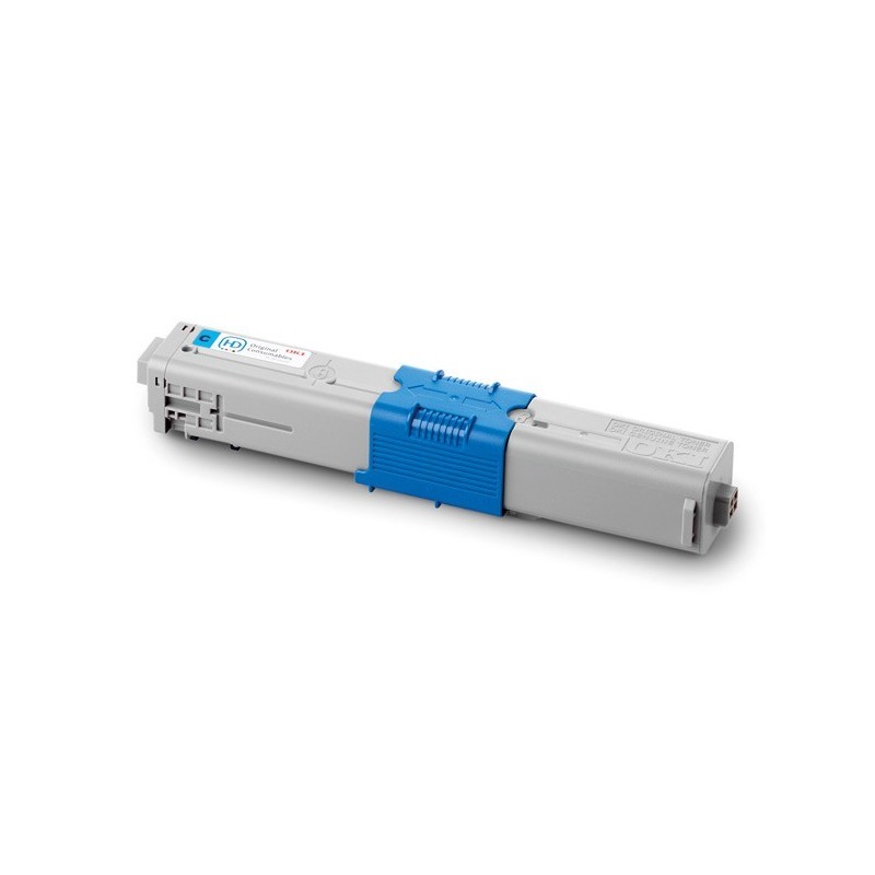OKI C 510 / 511 / 530 DN / 531 / MC 561 / 562 - ALTA CAPACITA' Ciano solo chip