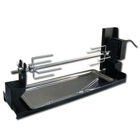 KIT GIRARROSTO ELETTRICO ACCIAO INOX CM60 NERO GRIGIO