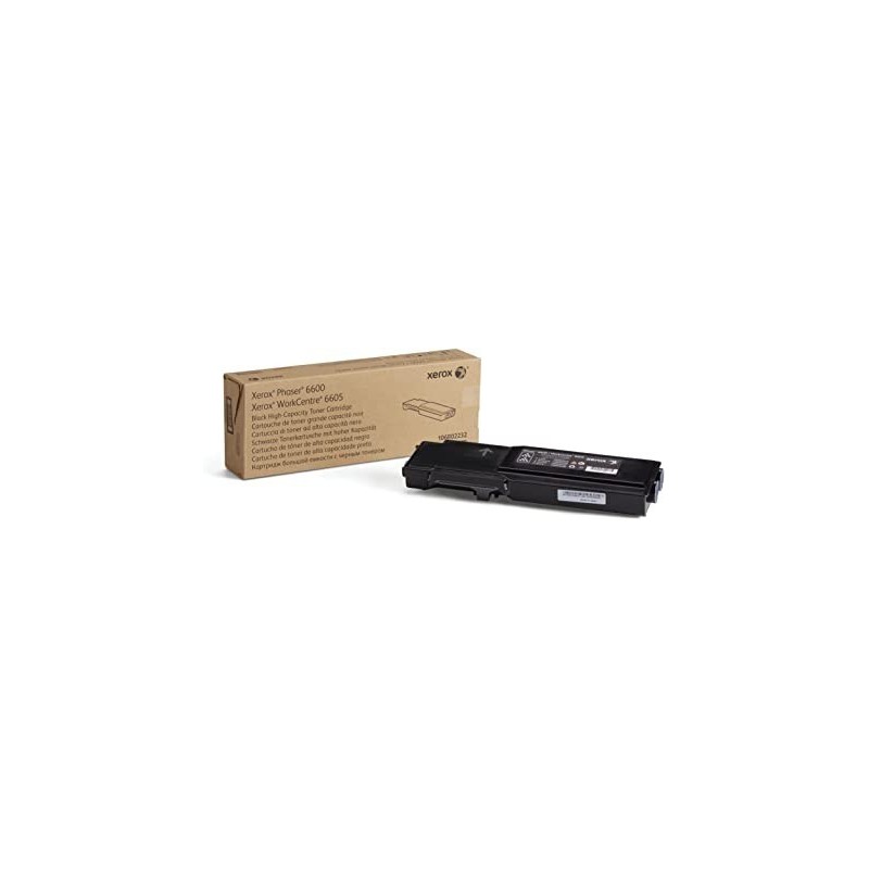 TONER ORIGINALE Xerox Phaser 6600 Workcentre 6605 106R02232 NERO 8K
