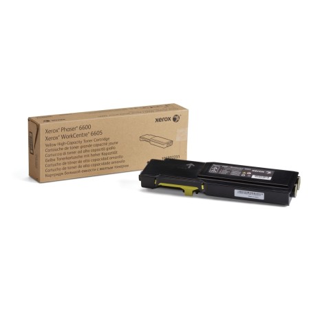 TONER ORIGINALE XEROX Phaser 6600 Workcentre 6605 106R02231 GIALLO 6K