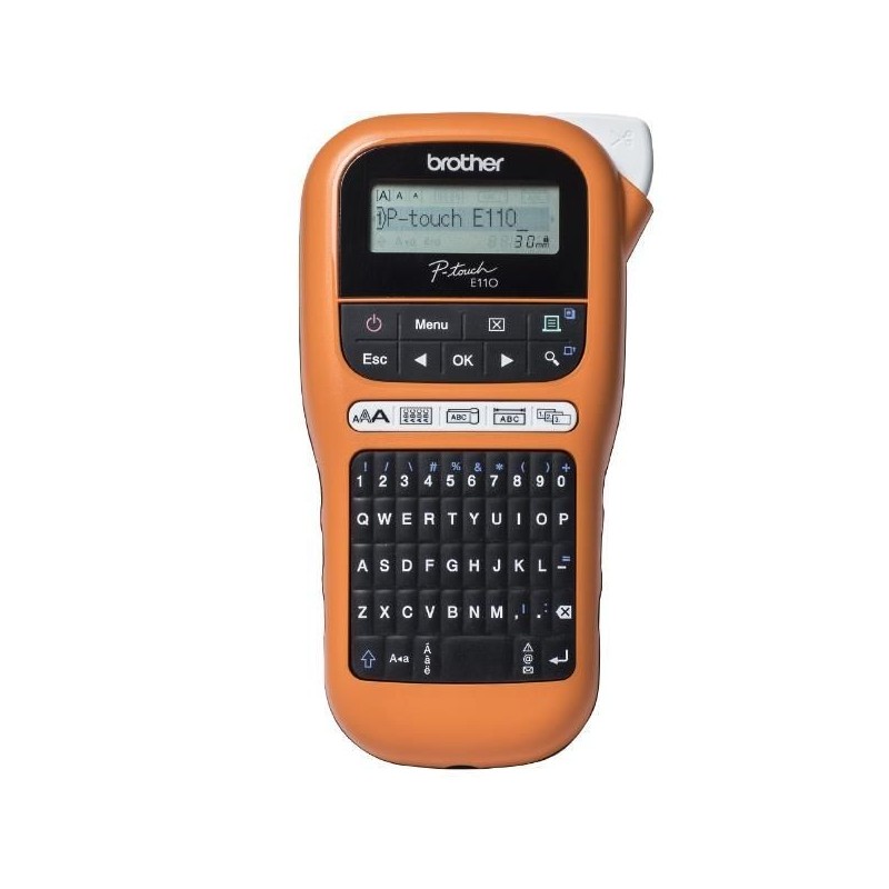 ETICHETTATRICE ELETTRONICA PORTATILE LCD BROTHER PT-E110VP PTE110VP