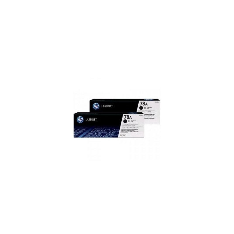 BIPACK TONER ORIGINALE HP CE278AD M1536 78AD 2X2.1K NERO