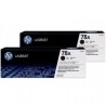 BIPACK TONER ORIGINALE HP CE278AD M1536 78AD 2X2.1K NERO