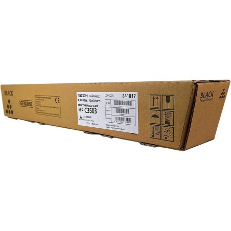 TONER ORIGINALE RICOH 841817 Aficio MP C3003 C3004 C3503 NERO 29,5K