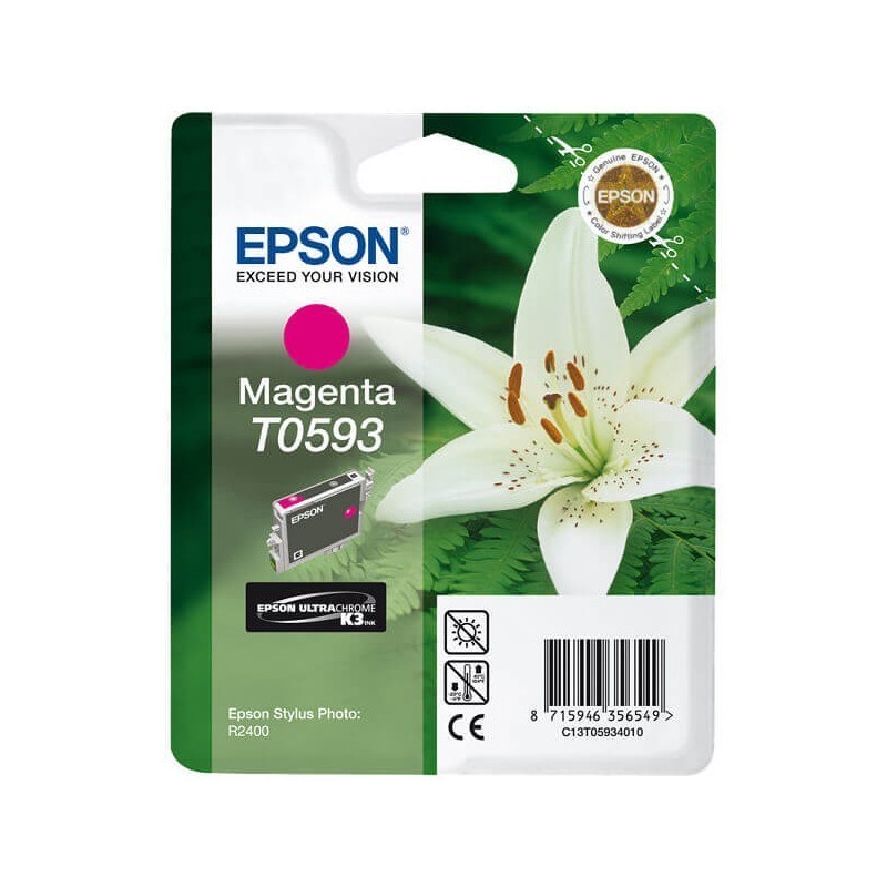 CARTUCCIA ORIGINALE EPSON STYLUS PHOTO R2400 Magenta T0593 C13T05934010