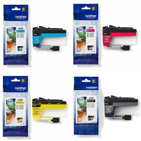 MULTIPACK CARTUCCIA ORIGINALE BROTHER LC426VAL NERO CIANO MAGENTA GIALLO MFC-J4340DW