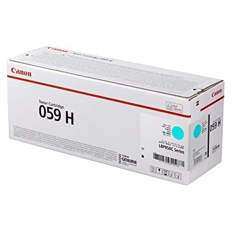 TONER ORIGINALE CANON 3626C001 059H CIANO I-SENSYS LBP-852 LBP-850C SERIES 15,5K