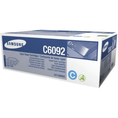 TONER ORIGINALE SAMSUNG CLP770 CLP775 CLT-C6092S CIANO SU082A