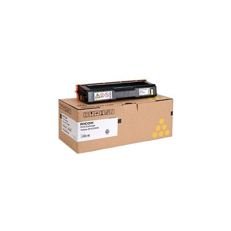 TONER ORIGINALE RICOH Aficio SP C231 406482 407635 GIALLO 6K