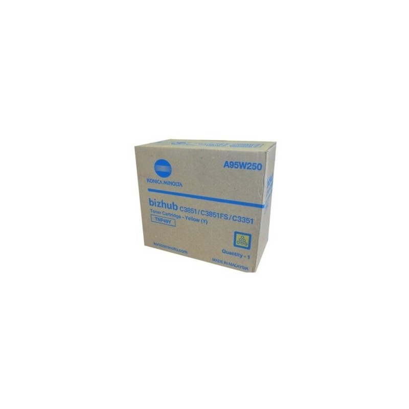 TONER ORIGINALE KONICA MINOLTA TNP51Y GIALLO A0X5255 Bizhub C3110