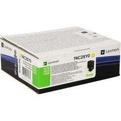 TONER ORIGINALE LEXMARK CS720 CX725 CX725 GIALLO 74C2SY0 7K
